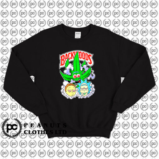 Backwoods Rick Morty Marijuana Vintage Sweatshirt