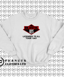 Beastie Boys Licensed to Ill Tour 1987 Retro Sweatshirt