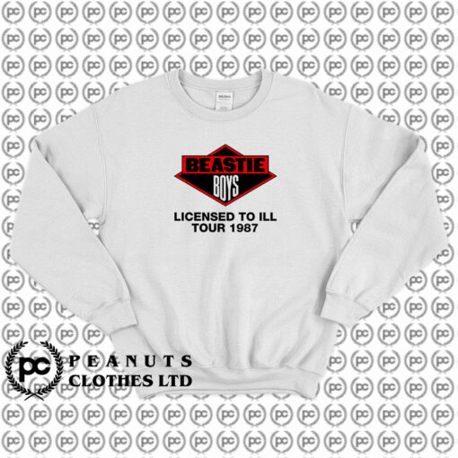 Beastie Boys Licensed to Ill Tour 1987 Retro Sweatshirt