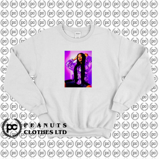 Best Megan Thee Purple Poster Sweatshirt