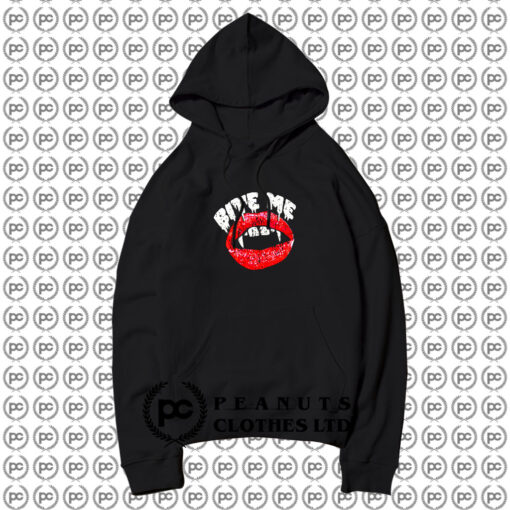 Bite Me Vampire Authentic Vintage Hoodie