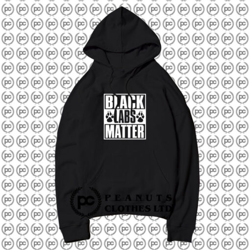 Black Labs Matter Hoodie