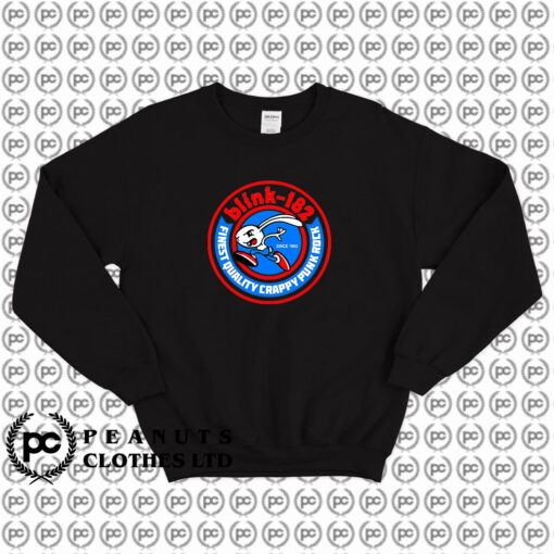 Blink 182 Finest Quality Crappy Punk Rock Sweatshirt