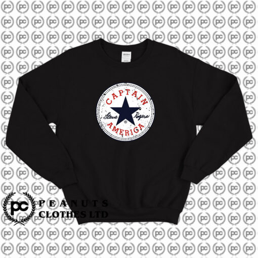 Captain Steve Rogers Authentic Vintage Sweatshirt