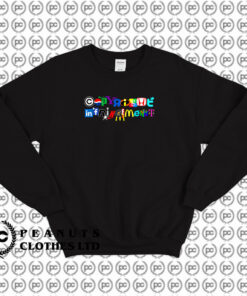 Copyright Infringement Colorful Logo Sweatshirt