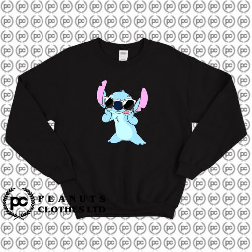 Cute Disney Lilo Stitch Sunglasses Sweatshirt