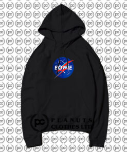 David Bowie Space Nasa Logo Hoodie