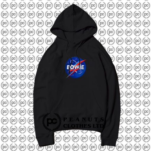 David Bowie Space Nasa Logo Hoodie