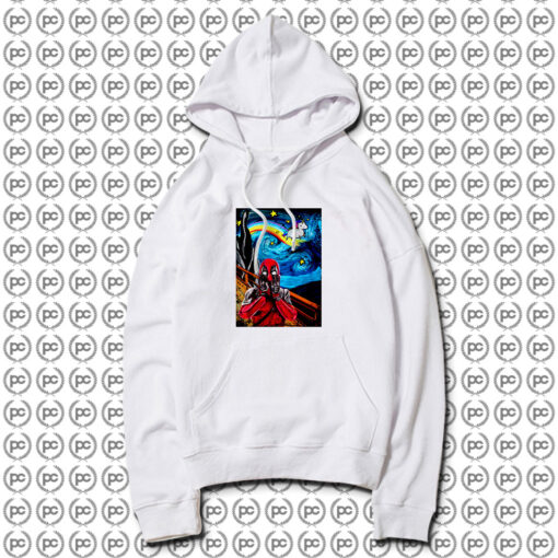 Deadpool Scream Unicorn Starry Night Hoodie