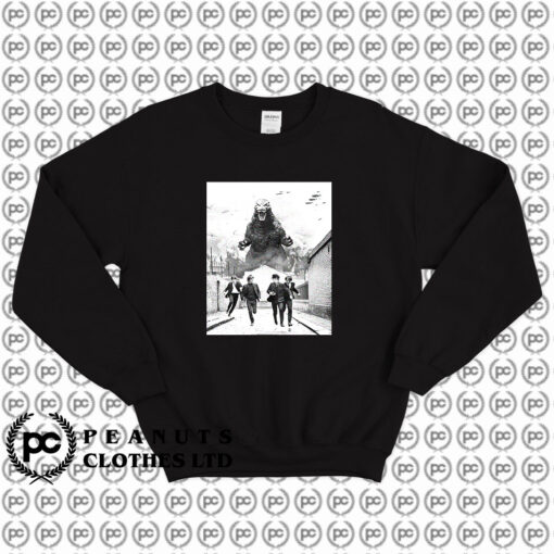 Godzilla Versus The Beatles Sweatshirt