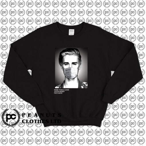 JUSTIN BIEBER Face Mask Urban Sweatshirt