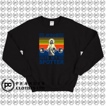 Jesus Is My Spotter Vintage Sweatshirt