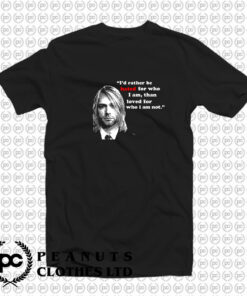 Kurt Cobain Quotes Stylish T Shirt