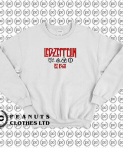 Led Zeppelin Symbols Est 68 Sweatshirt