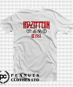 Led Zeppelin Symbols Est 68 T Shirt