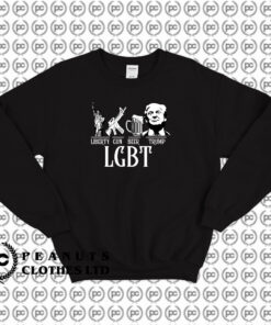 Liberty Guns Beer Trump US Election Sweatshirt