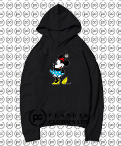 Minnie Mouse Flower Hat Hoodie