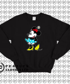 Minnie Mouse Flower Hat Sweatshirt