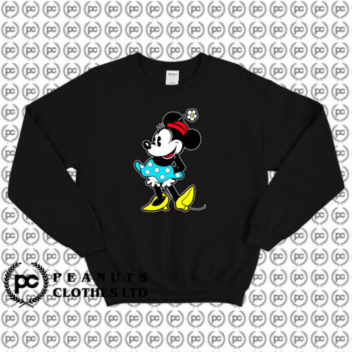 Minnie Mouse Flower Hat Sweatshirt