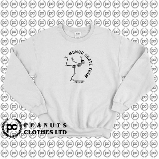 Mongo Skate Team Skeleton Sweatshirt