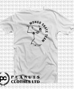 Mongo Skate Team Skeleton T Shirt