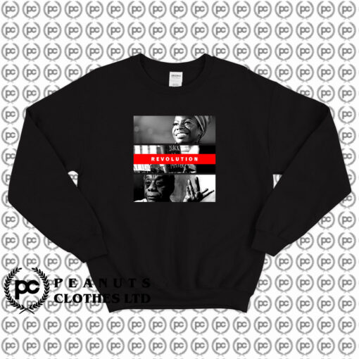 Nina Simone and James Baldwin Black Lives Matter Sweatshirt