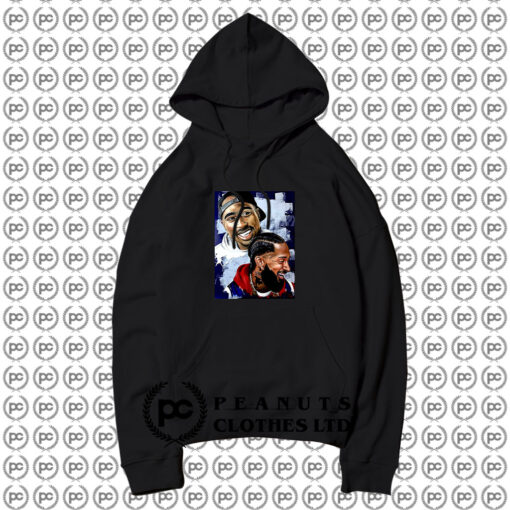 Nipsey Hussle 2 Pac Rare Vintage Hoodie