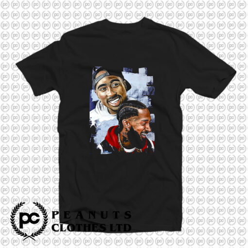 Nipsey Hussle 2 Pac Rare Vintage T Shirt