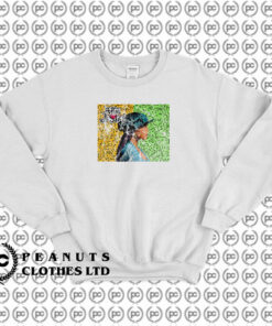 Poetic Justice Janet Jackson Distressed Sweatshirt