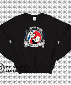 Popeye US Coast Guard Semper Paratus Sweatshirt