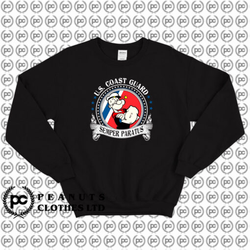 Popeye US Coast Guard Semper Paratus Sweatshirt