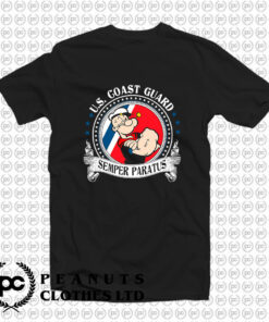 Popeye US Coast Guard Semper Paratus T Shirt