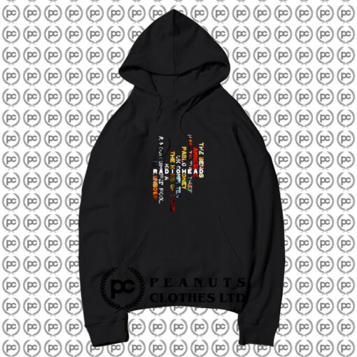 Radiohead Vertical Design Colorful Hoodie