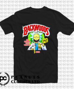 Rick Morty Backwoods All Natural Leaf T Shirt