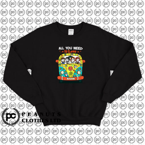 Scooby Doo All You Need is Love Sweatshirt