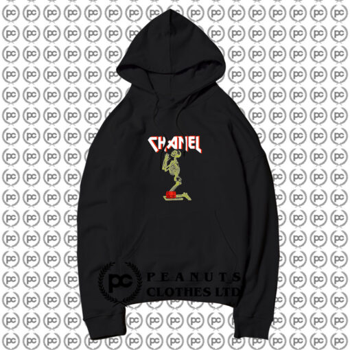 Skeleton Begged For Bag Chanel Hoodie