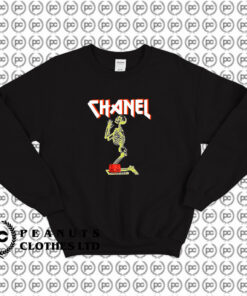 Skeleton Begged For Bag Chanel Sweatshirt