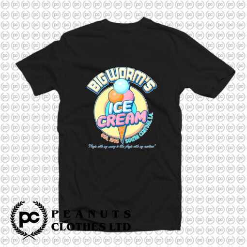 Special of Big Worms Ice Cream T Shirt