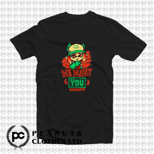 Splatoon 2 Grizzco Team We Want You T Shirt