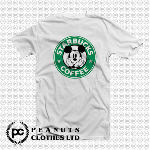 Starbucks Coffee Mickey Mouse T Shirt