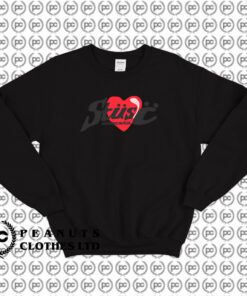 Stussy x CPFM Heart Collaboration Sweatshirt