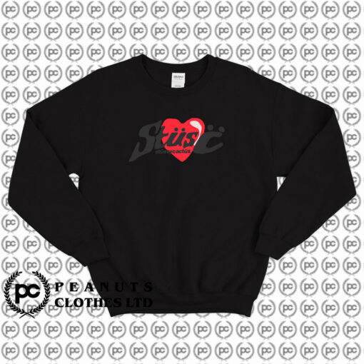 Stussy x CPFM Heart Collaboration Sweatshirt