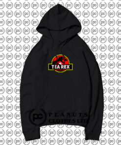 Tea Rex Jurassic Park Parody Hoodie