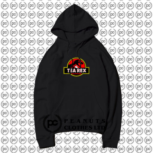 Tea Rex Jurassic Park Parody Hoodie