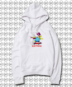 The Simpsons Bartman Skateboard Hoodie