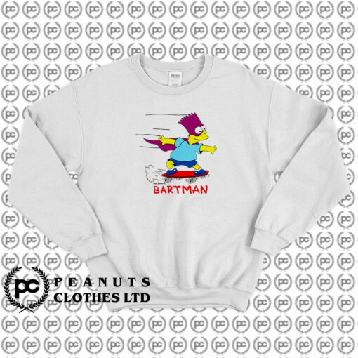 The Simpsons Bartman Skateboard Sweatshirt