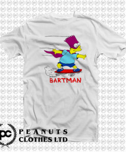 The Simpsons Bartman Skateboard T Shirt