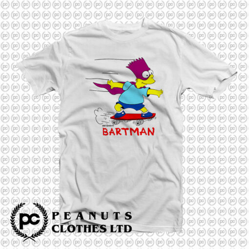 The Simpsons Bartman Skateboard T Shirt