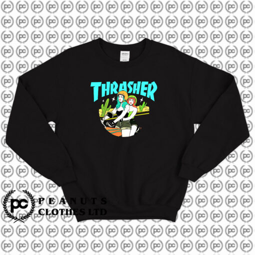 Thrasher Old Girl Moto Sweatshirt