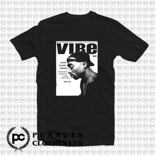 Tupac Shakur Vibe Magazine T Shirt